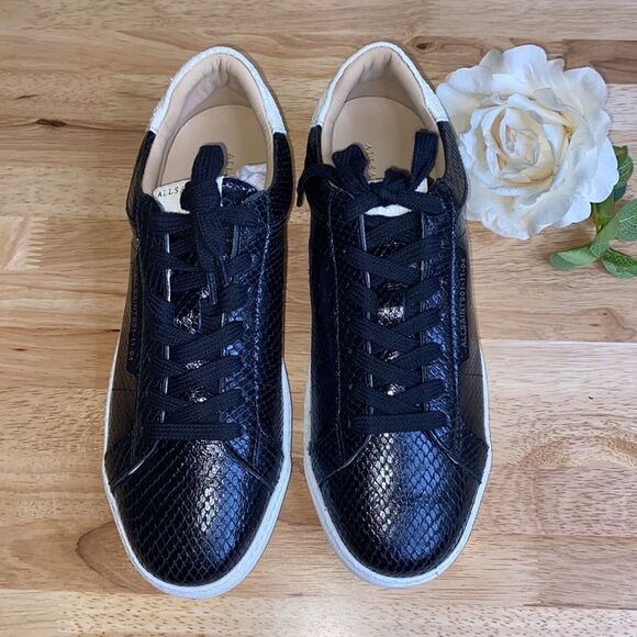 Allsaints Low Top Sneaker, Size 11US - Black - Picture 2 of 8